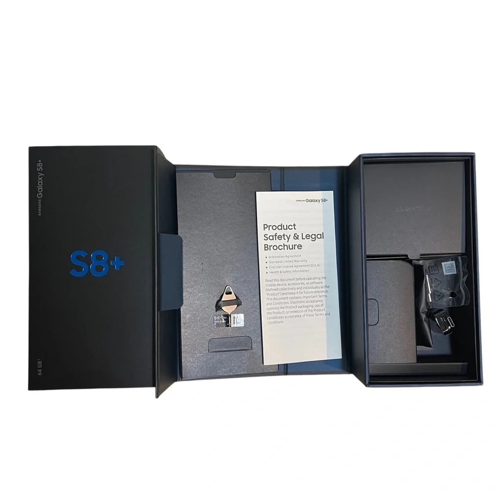 Samsung Galaxy S8+, S8 Plus, Box with Some Accessories (No Phone)